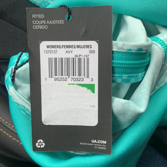 NWT Under Armour | Zinger Polo Golf  Shirt Size Large -Teal - Picture 3 of 5